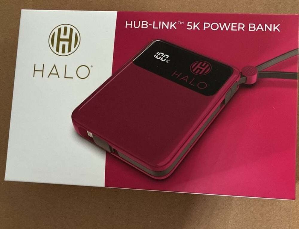 Halo Hub-LINK 5K Power Bank with Integrated Cable